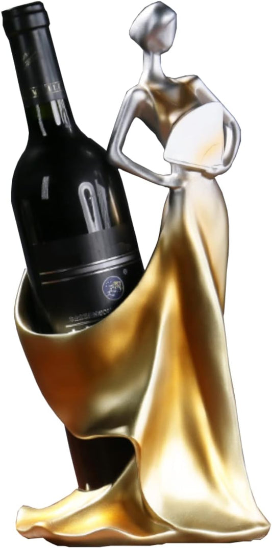 Wine Rack, Lady Wine Holder, Single Bottle Stand