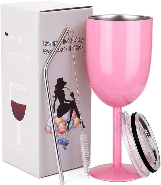 Stainless Steel Wine Glasses Cups