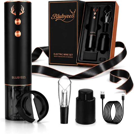 4-in-1 Electric Wine Opener Set