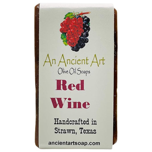 Red Wine Bar Soap