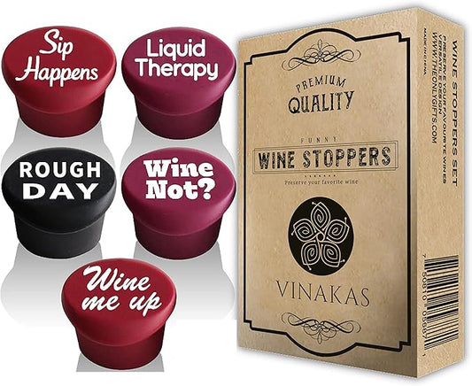 Silicone Wine Stopper Set