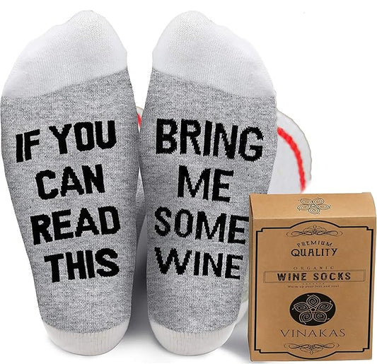 Funny Wine Socks - For Men or Women