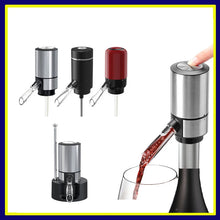 Automatic Wine Decanter Aerator Pourer Quick Sobering Auto Wine Decanter Dispenser with Base for Bar Party Kitchen Bar Tools